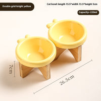 HKM-673299 Ceramic Cat and Dog Bowls in Various Colors and Designs