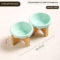 HKM-673299 Ceramic Cat and Dog Bowls in Various Colors and Designs