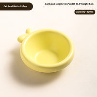 HKM-673299 Ceramic Cat and Dog Bowls in Various Colors and Designs
