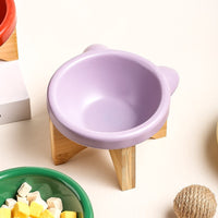 HKM-673299 Ceramic Cat and Dog Bowls in Various Colors and Designs