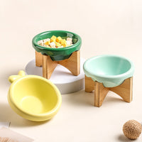 HKM-673299 Ceramic Cat and Dog Bowls in Various Colors and Designs