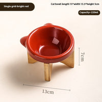 HKM-673299 Ceramic Cat and Dog Bowls in Various Colors and Designs