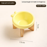HKM-673299 Ceramic Cat and Dog Bowls in Various Colors and Designs