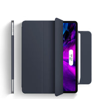 HKM-673363 Magnetic Leather Smart Case for 10.9-Inch Tablet with Pen Slot and Double-Sided Clip