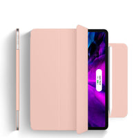 HKM-673363 Magnetic Leather Smart Case for 10.9-Inch Tablet with Pen Slot and Double-Sided Clip
