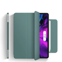 HKM-673363 Magnetic Leather Smart Case for 10.9-Inch Tablet with Pen Slot and Double-Sided Clip