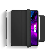 HKM-673363 Magnetic Leather Smart Case for 10.9-Inch Tablet with Pen Slot and Double-Sided Clip