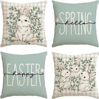 HKM-673491 Spring Easter Decorative Pillow Cover in Modern Simplicity - 45x45cm Polyester