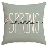 HKM-673491 Spring Easter Decorative Pillow Cover in Modern Simplicity - 45x45cm Polyester