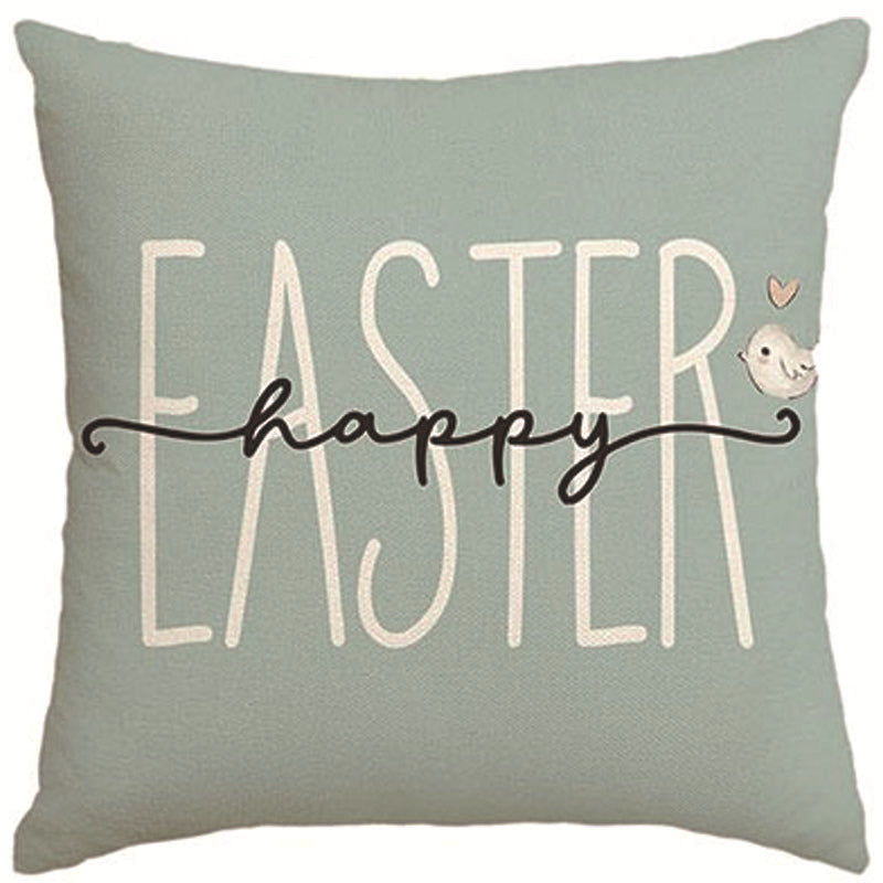 HKM-673491 Spring Easter Decorative Pillow Cover in Modern Simplicity - 45x45cm Polyester