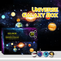 HKM-673555 Planet Blind Box Toy - 24 Days Christmas Gift - For Youth Aged 15-35 - Universal Star Design - 21 * 16 * 6.5cm