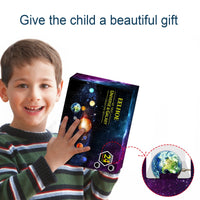 HKM-673555 Planet Blind Box Toy - 24 Days Christmas Gift - For Youth Aged 15-35 - Universal Star Design - 21 * 16 * 6.5cm