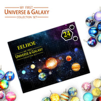 HKM-673555 Planet Blind Box Toy - 24 Days Christmas Gift - For Youth Aged 15-35 - Universal Star Design - 21 * 16 * 6.5cm