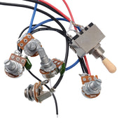 HKM-673619 Guitar Potentiometer - Electronic Metal with Black, White, and Yellow Hats, 84g