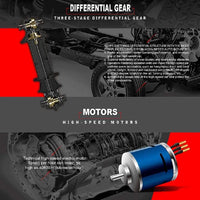 HKM-673683 1:22 Scale Off-Road Remote Control Car with 2.4G Technology for Indoor and Outdoor Use