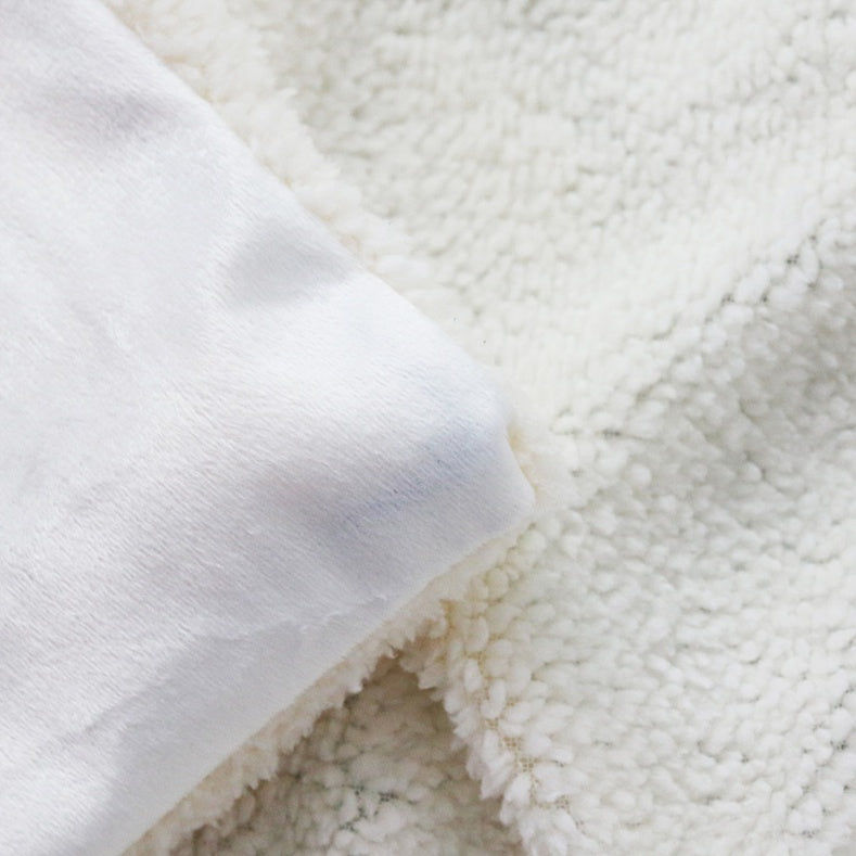 HKM-673747 Double-Layer Polyester Fiber Blanket - Soft and Cozy, Multiple Sizes Available