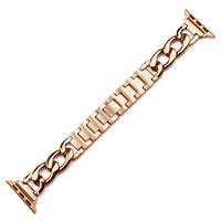 HKM-673939 Metal Single Row Denim Chain Strap for Apple-Compatible Devices - Multiple Colors Available