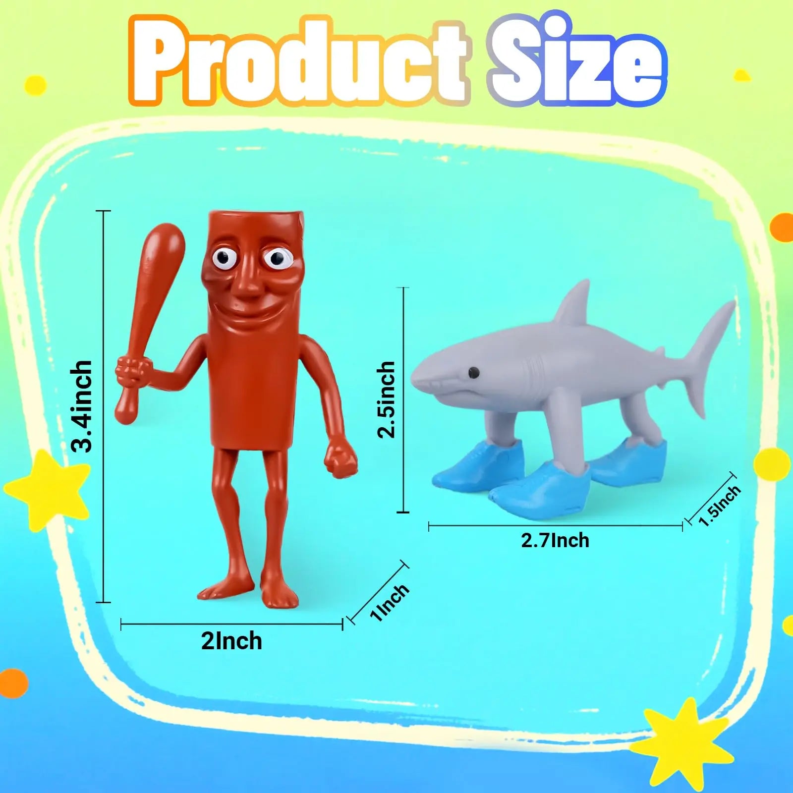 3D Printed Animal Action Figures - Creative Fidget Toy for Kids Ages 4 and Up