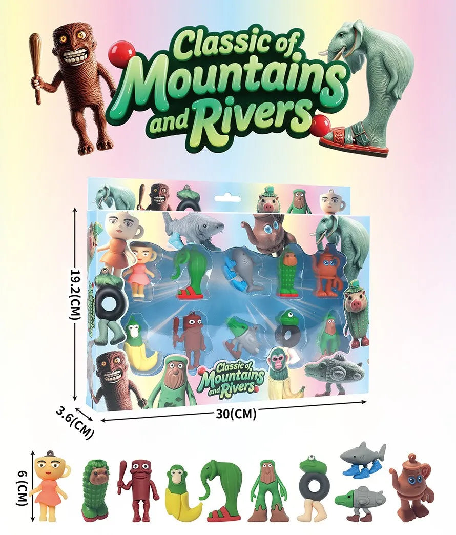 3D Printed Animal Action Figures - Creative Fidget Toy for Kids Ages 4 and Up