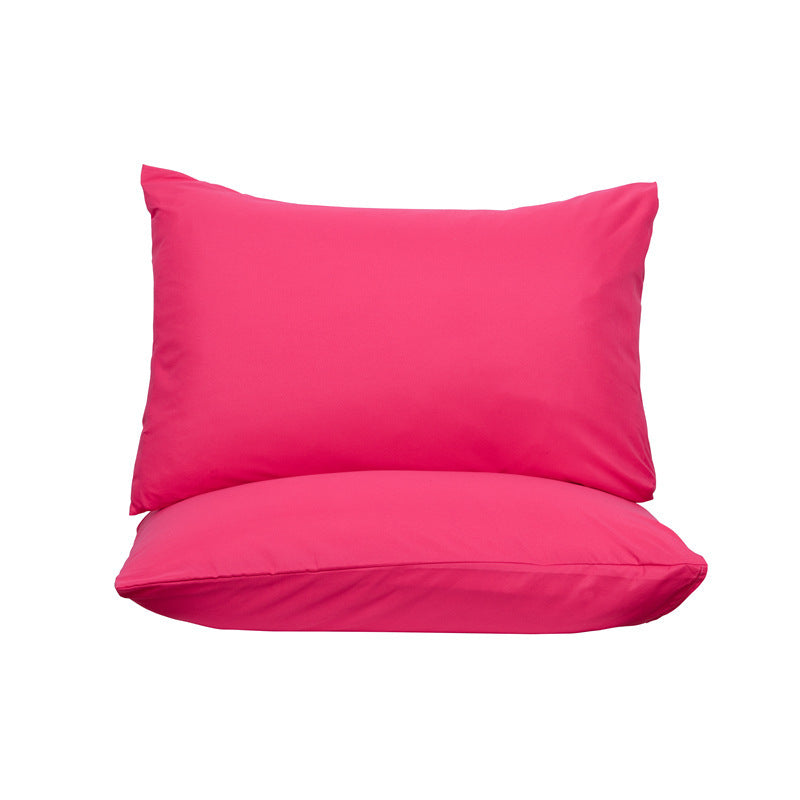 HKM-674259 Brushed Double-Sided Waterproof Pillow Cover - Fashionable Solid Colors, 50x70cm