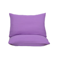 HKM-674259 Brushed Double-Sided Waterproof Pillow Cover - Fashionable Solid Colors, 50x70cm