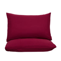 HKM-674259 Brushed Double-Sided Waterproof Pillow Cover - Fashionable Solid Colors, 50x70cm