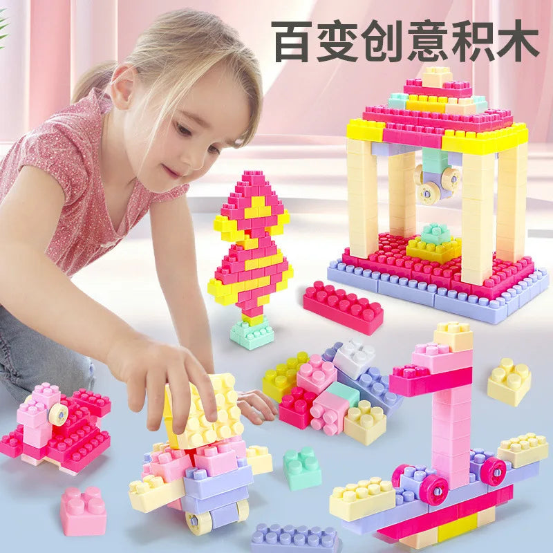 Particle Building HKM-674259 Creative Educational Large Particle Building Blocks Set for ...