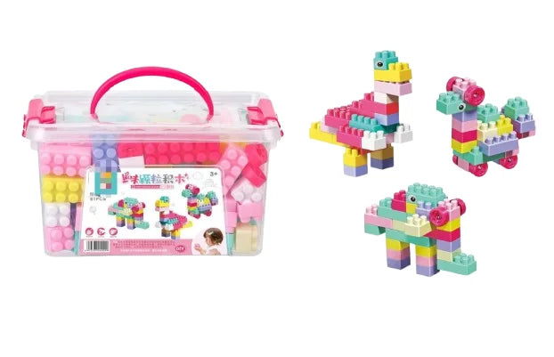 KTX-674259 Creative Educational Large Particle Building Blocks Set for Kids Ages 2 and Up