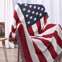 HKM-674259 Reversible Thickened Fabric Sofa Cover - Multi-Functional Cotton and Polyester Blend, 130cm x 180cm