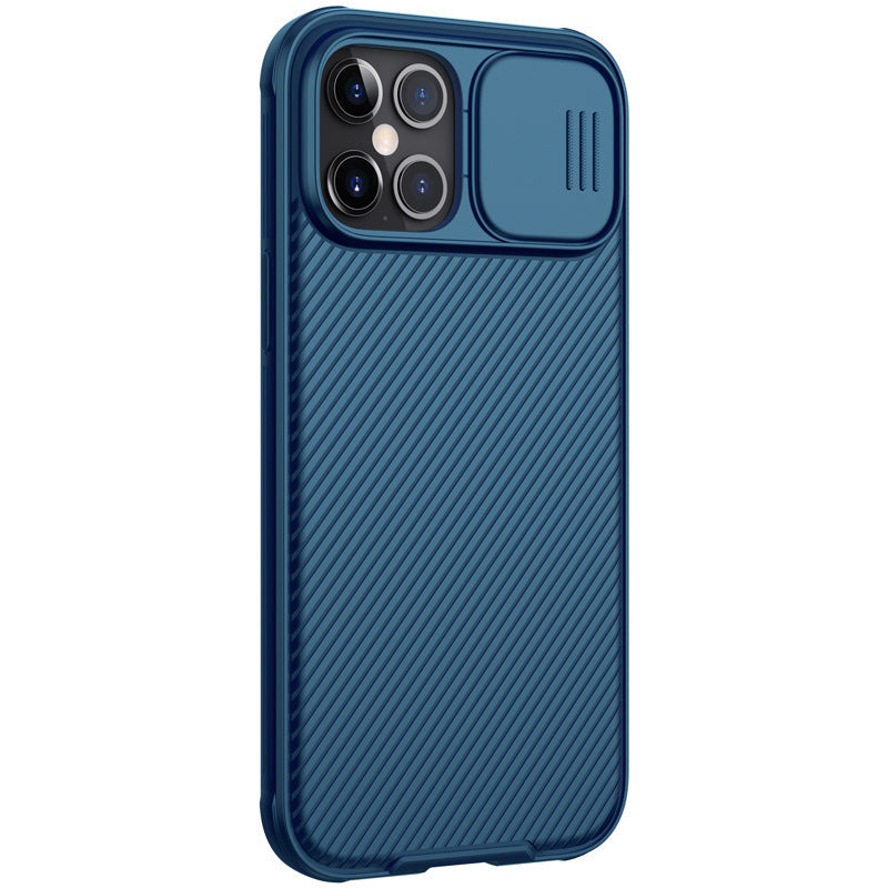 HKM-674515 Nillkin Camshield Pro Hybrid TPU Bumper Case with Slide Cover for Apple iPhone 12 Mini, 12, 12 Pro, 12 Pro Max - Multiple Colors Available