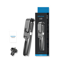 HKM-674643 Bluetooth Selfie Stick with Wireless Remote Control for Smartphones and Action Cameras - Adjustable Tripod, 360° Rotation