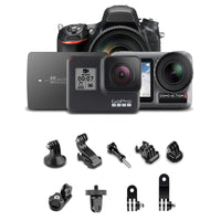 HKM-674643 Bluetooth Selfie Stick with Wireless Remote Control for Smartphones and Action Cameras - Adjustable Tripod, 360° Rotation