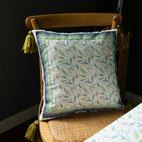 HKM-674707 Festive Ethnic Style Tassel Pillowcase and Lumbar Cushion - Multiple Color Options Available