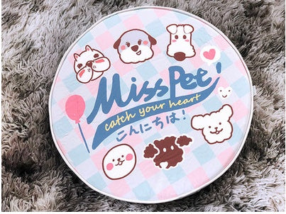 HKM-674707 Small Round Removable Pet Cooling Pad for Cats and Dogs - Waterproof, Washable, Multi-Use Mat
