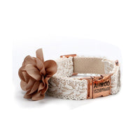 HKM-674771 Flower Pattern Lace Pet Harness for Cats and Dogs - Adjustable Polyester Design in S, M, L Sizes