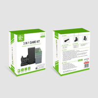 HKM-674771 Three-in-One Charging Station and Game Disc Storage Rack for Xbox Series X