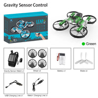 HKM-674835 2 in 1 Gesture Sensing Aerial Drone with HD Camera - Quadcopter for Indoor and Outdoor Use