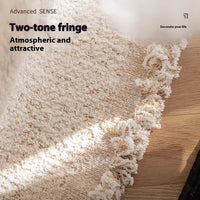 HKM-674835 Autumn and Winter Plush Yarn Sofa Slipcover Universal Blanket in Solid Colors