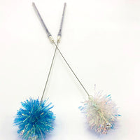 HKM-674899 Fairy Bells Interactive Bite Toy for Cats - 40 cm Steel Wire with PVC Tube and Bell