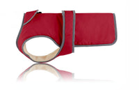 HKM-674899 Solid Color Cotton Dog Vest with Lapel – Available in Red, Navy Blue, Pink, and Brown