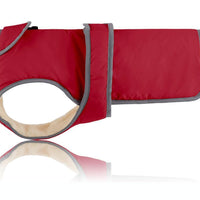 HKM-674899 Solid Color Cotton Dog Vest with Lapel – Available in Red, Navy Blue, Pink, and Brown