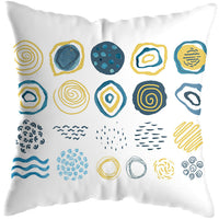 HKM-674963 Tropical Floral Cushion Cover for Living Room Decor - 45x45cm