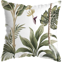HKM-674963 Tropical Floral Cushion Cover for Living Room Decor - 45x45cm