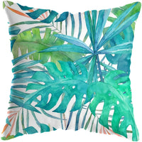 HKM-674963 Tropical Floral Cushion Cover for Living Room Decor - 45x45cm