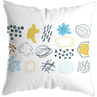HKM-674963 Tropical Floral Cushion Cover for Living Room Decor - 45x45cm