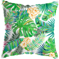 HKM-674963 Tropical Floral Cushion Cover for Living Room Decor - 45x45cm