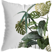 HKM-674963 Tropical Floral Cushion Cover for Living Room Decor - 45x45cm