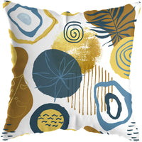 HKM-674963 Tropical Floral Cushion Cover for Living Room Decor - 45x45cm