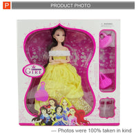 HKM-675219 12 Inch Soft Silicone Cartoon Girl Doll for Kids with Musical Features