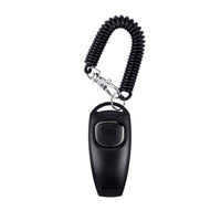 HKM-675219 Two-in-One Clicker and Whistle Dog Training Device with Colorful Bracelet